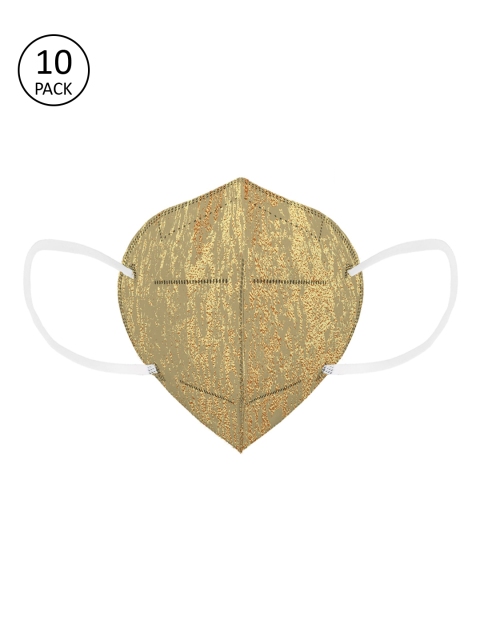 Status Unisex Pack Of 10 Beige & Brown Printed 5-Ply Reusable Anti-Pollution KN95 Face Masks
Status Unisex Pack Of 10 Beige & Brown Printed 5-Ply Reusable Anti-Pollution KN95 Face Masks