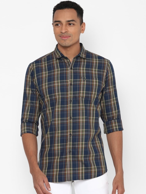 Allen Solly Sport Men Navy Blue & Green Regular Fit Checked Pure Cotton Casual Shirt
Allen Solly Sport Men Navy Blue & Green Regular Fit Checked Pure Cotton Casual Shirt