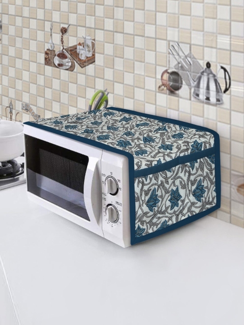 Rajasthan Decor White & Blue Jaipuri Floral Printed Quilted Cotton Microwave Oven Cover
Rajasthan Decor White & Blue Jaipuri Floral Printed Quilted Cotton Microwave Oven Cover