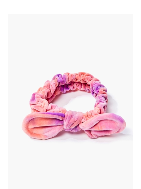 FOREVER 21 Women Purple & Pink Printed Hairband