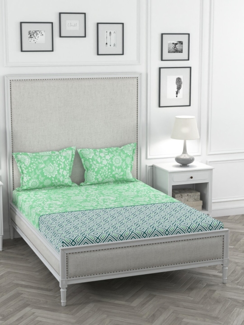 Portico New York Unisex Green Floral Print Super King Size Bedsheet With 2 Pillow Covers
Portico New York Unisex Green Floral Print Super King Size Bedsheet With 2 Pillow Covers