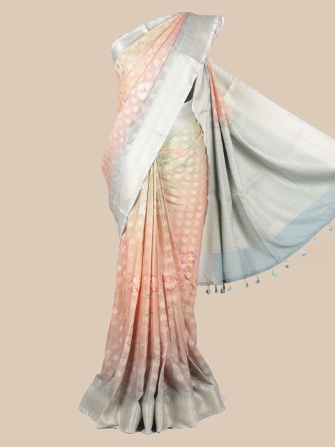 Pothys Multicoloured Colourblocked Saree, Multi