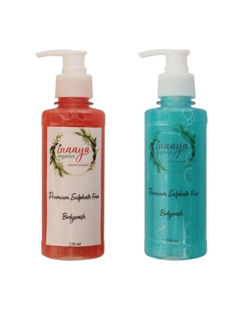 Inaaya Organics Set of 2 Pearl Gold & Shea Body Wash Shower Gel - 250 ml each, Multi
Inaaya Organics Set of 2 Pearl Gold & Shea Body Wash Shower Gel - 250 ml each, Multi