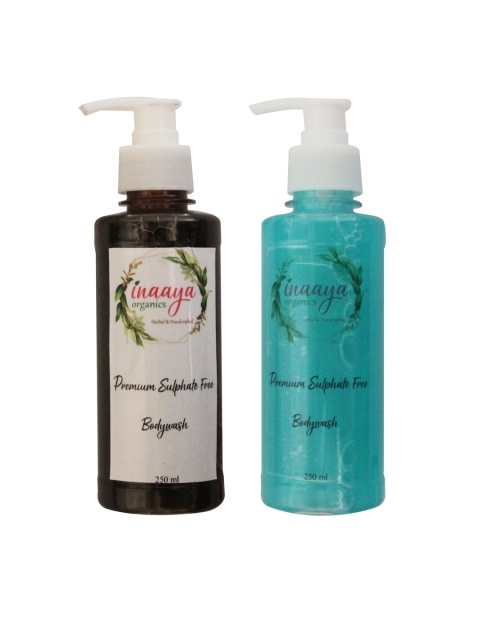 Inaaya Organics Set of 2 Pearl Gold & Kaolin Krush Body Wash Shower Gel - 250 ml each, Multi
Inaaya Organics Set of 2 Pearl Gold & Kaolin Krush Body Wash Shower Gel - 250 ml each, Multi