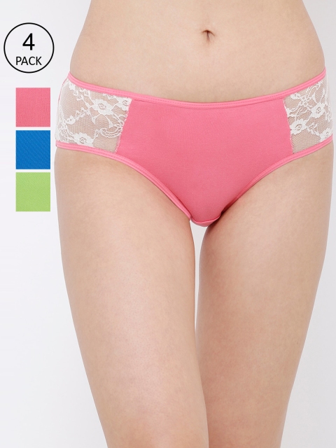 Heart 2 Heart Women Pack Of 4 Assorted ALIA Hipster Briefs UW 105N