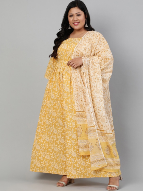 Nayo Yellow Floral Maxi Dress