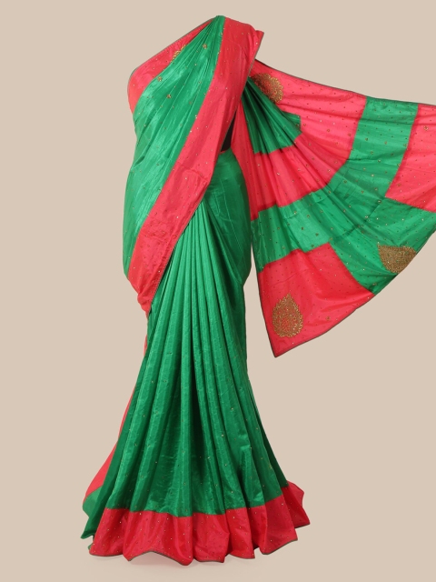 Pothys Green Woven Design Saree