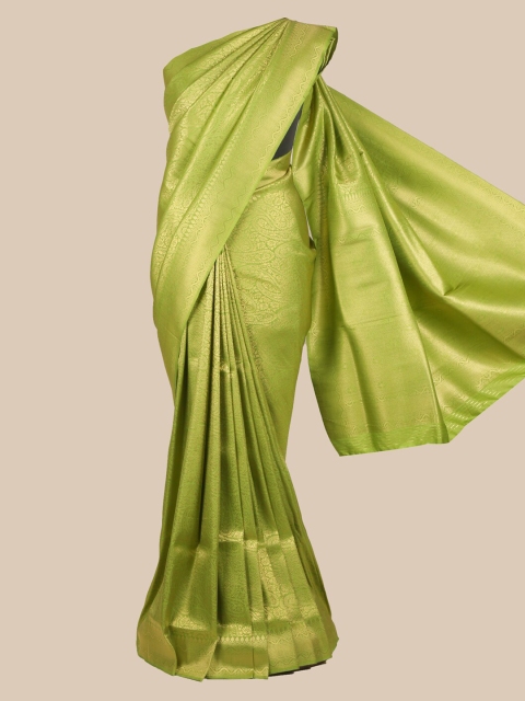 Pothys Green Art Silk Woven Design Banarasi Saree