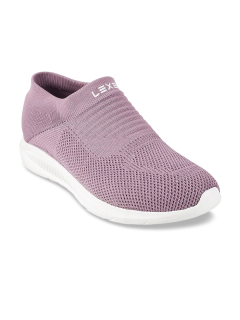 WALKWAY by Metro Women Purple Woven Design Slip-On Sneakers