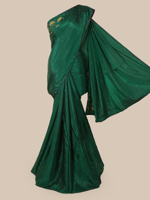 Pothys Green Embellished Art Silk Saree