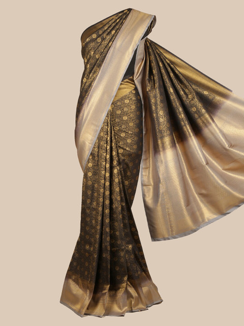 Pothys Black & Gold-Toned Art Silk Woven Design Saree
Pothys Black & Gold-Toned Art Silk Woven Design Saree