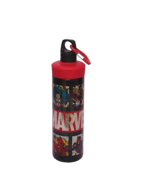 Marvel Boys Black & Red Avengers Printed Sipper Bottle 600 ml