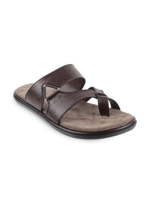 WALKWAY Men Brown Comfort Sandals