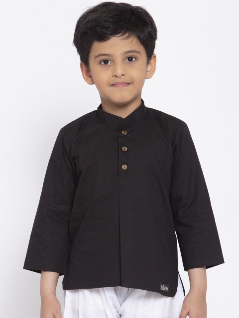 Zotw Boys Black Kurta