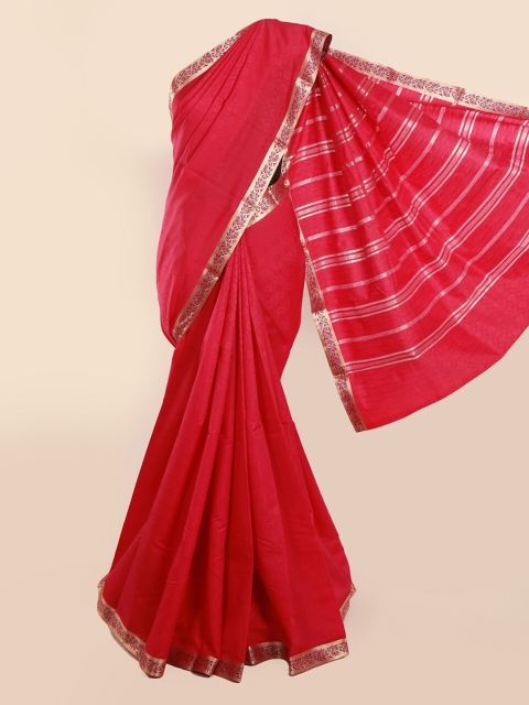 Pothys Red Printed Art Silk Saree