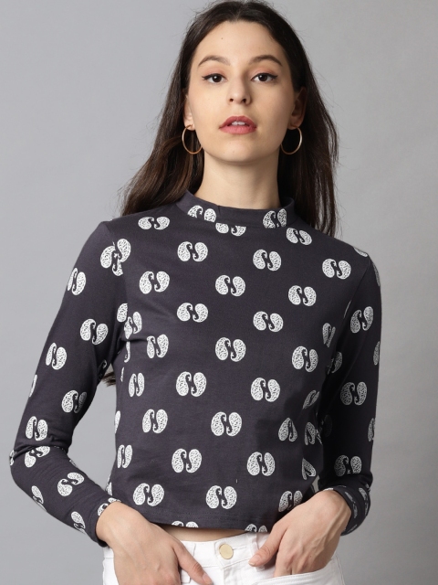 Blue Saint Grey Regular Top