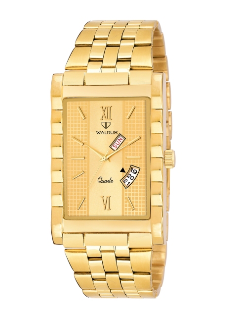 Walrus Men Gold-Toned Analogue Watch IV-060606