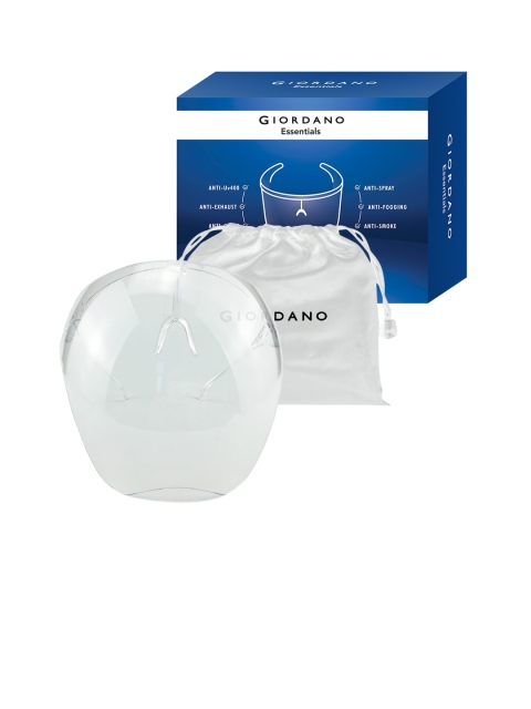 GIORDANO Unisex Transparent Solid Goggle Style Face Shield