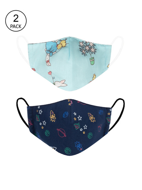VEA Kids Pack Of 2 3-Ply Printed Reusable Cotton 5 Layered Protective Outdoor Masks, Navy blue
VEA Kids Pack Of 2 3-Ply Printed Reusable Cotton 5 Layered Protective Outdoor Masks, Navy blue
