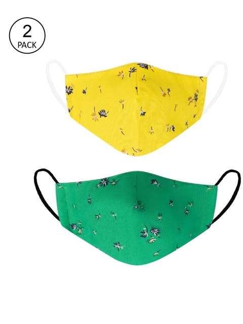 VEA Kids Pack Of 2 Printed 3-Ply Cotton Reusable 5-Layered Protective Outdoor Masks, Yellow
VEA Kids Pack Of 2 Printed 3-Ply Cotton Reusable 5-Layered Protective Outdoor Masks, Yellow