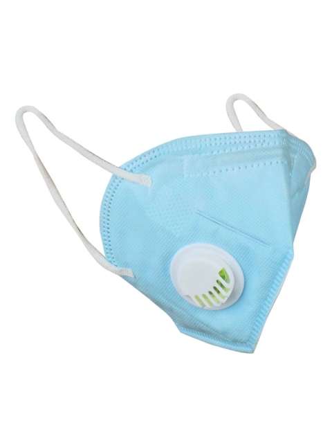 OOMPH Blue Solid 5-Ply Protective Outdoor Reusable N95 Masks