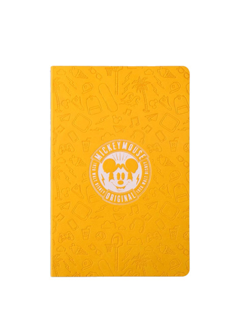 Doodle Yellow & White Mickey Mouse Printed Notebook 
Doodle Yellow & White Mickey Mouse Printed Notebook