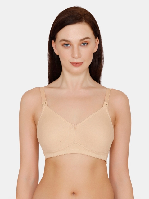Zivame Beige Maternity Bra Full Coverage ZI10TRCOREABRWN