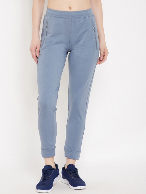 Okane Women Blue Solid Joggers