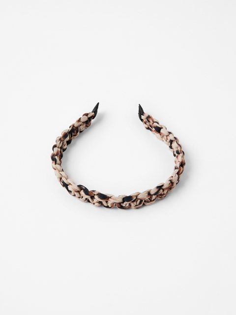 Accessorize Women Brown & Black Spiral Hairband