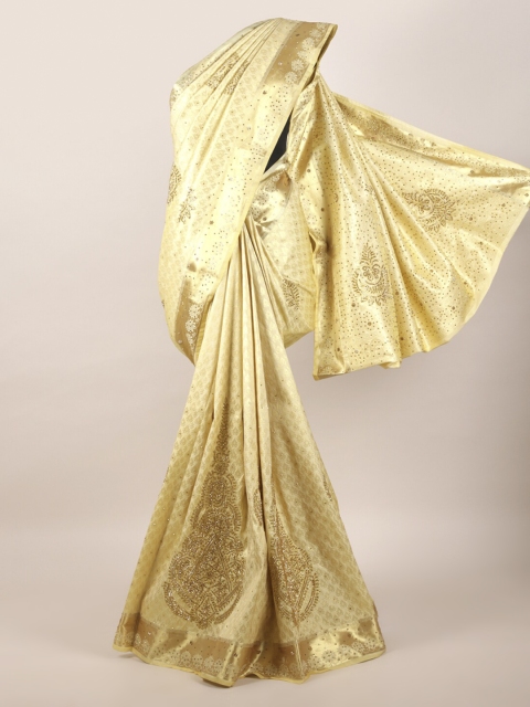 Pothys Gold Woven Design Pure Silk Kanjeevaram Saree