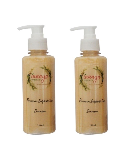 Inaaya Organics Pack of 2 Sleeky Peach Sulphate And Parabens Free Shampoo 250 ml, Multi
Inaaya Organics Pack of 2 Sleeky Peach Sulphate And Parabens Free Shampoo 250 ml, Multi