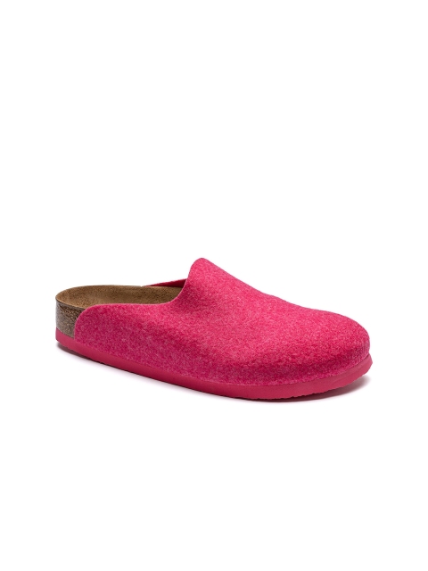 Birkenstock Unisex Amsterdam Vegan Pink Narrow Width Clogs Sandals