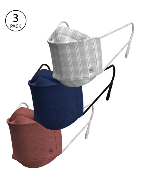 Louis Philippe Men Pack Of 3 Assorted Cotton 3-Ply Reusable Protective Outdoor Masks
Louis Philippe Men Pack Of 3 Assorted Cotton 3-Ply Reusable Protective Outdoor Masks
