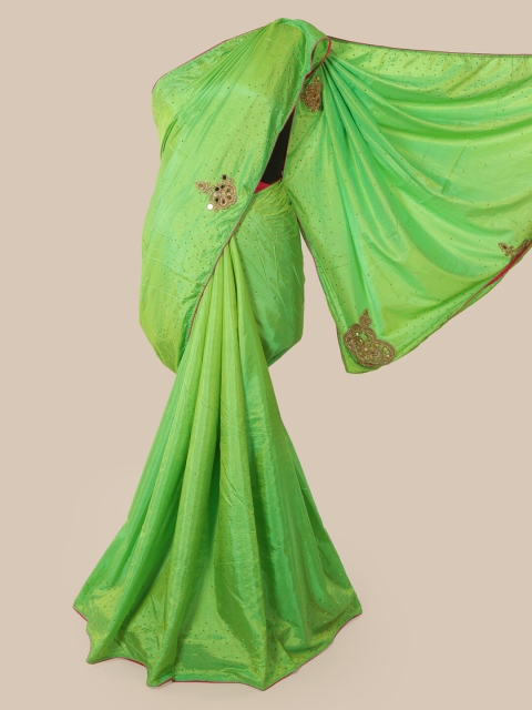 Pothys Green Art Silk Saree