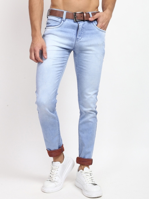 V2 Value & Variety Men Blue Heavy Fade Jeans