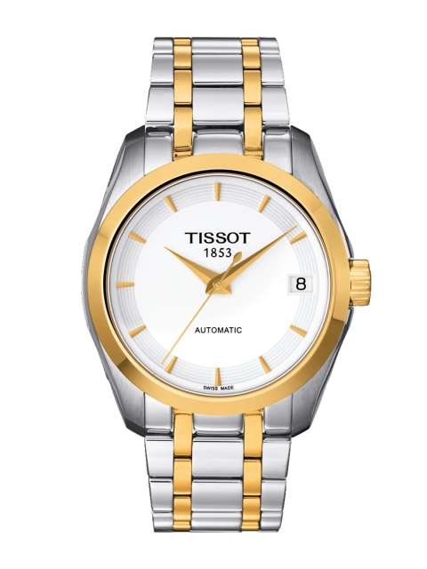 TISSOT Women White Analogue Watch T0352072201100