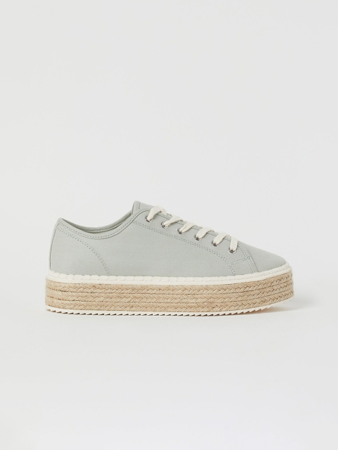 H&M Women Green Espadrille Trainers
