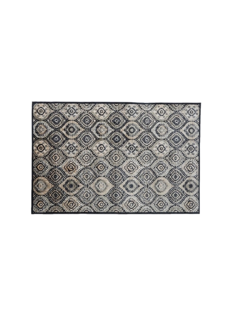 Home Centre Beige & Black Traditional Burnish Viscose Jacquard Patterned Anti-Skid Carpet
Home Centre Beige & Black Traditional Burnish Viscose Jacquard Patterned Anti-Skid Carpet