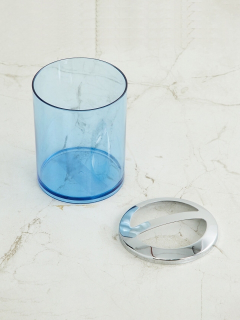 Home Centre Blue Radiance Solid Plastic Toothbrush Holder