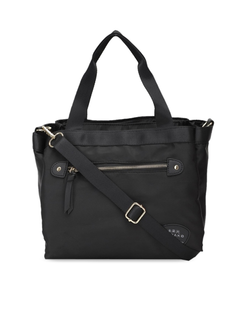 Van Heusen Woman Black Solid Handheld Bag