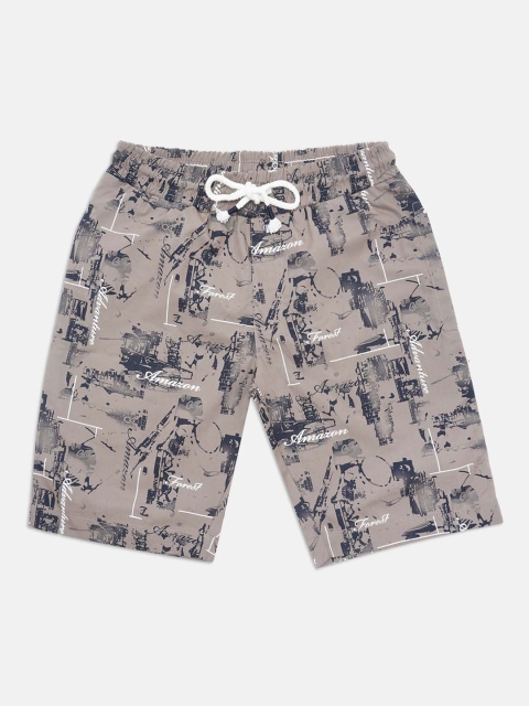 Lil Tomatoes Boys Multi Printed Mid-Rise Regular Shorts