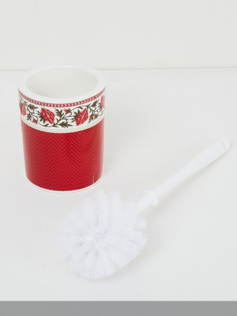 Home Centre Red & White Vintage Reditions Printed Ceramic Toilet Brush Holder With Brush
Home Centre Red & White Vintage Reditions Printed Ceramic Toilet Brush Holder With Brush