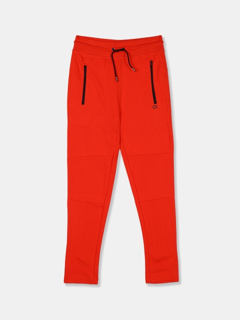 GAP Boys Red Solid Track Pants