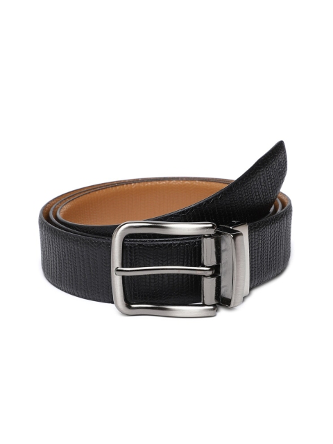 WELBAWT Men Black Solid Regular Belts