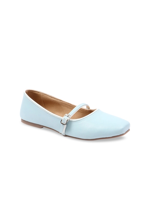 FOREVER 21 Women Turquoise Blue Solid Ballerinas