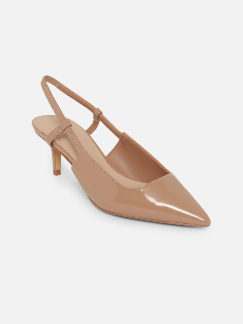 ALDO Women Beige Solid Pumps