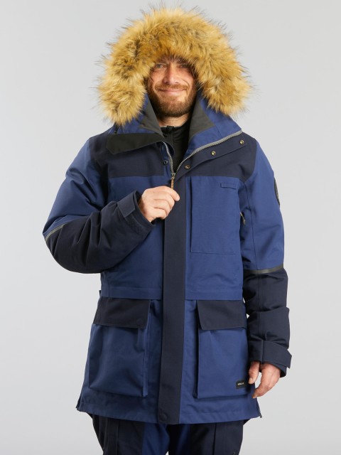 FORCLAZ By Decathlon Unisex Blue Colourblocked Arctic 500 Hiking and Trekking Parka Jacket
FORCLAZ By Decathlon Unisex Blue Colourblocked Arctic 500 Hiking and Trekking Parka Jacket