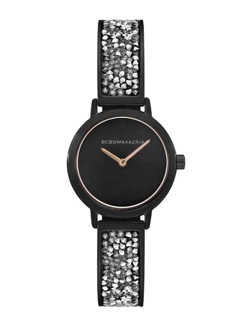 BCBG Max Azria Women Black Analogue Watch BG51000006