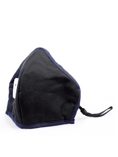 BOD GUARD Unisex Black Solid 6-Ply N99 + PM2.5 Mask With Activated Carbon