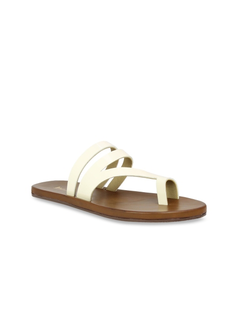 Inc 5 Women Beige Solid One Toe Flats